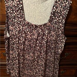 Floral Sleeveless Top